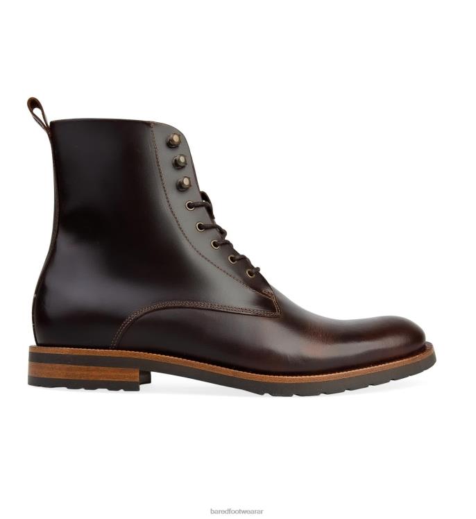 Bared Footwear hombres argón bota de cuero caoba 4Z00411