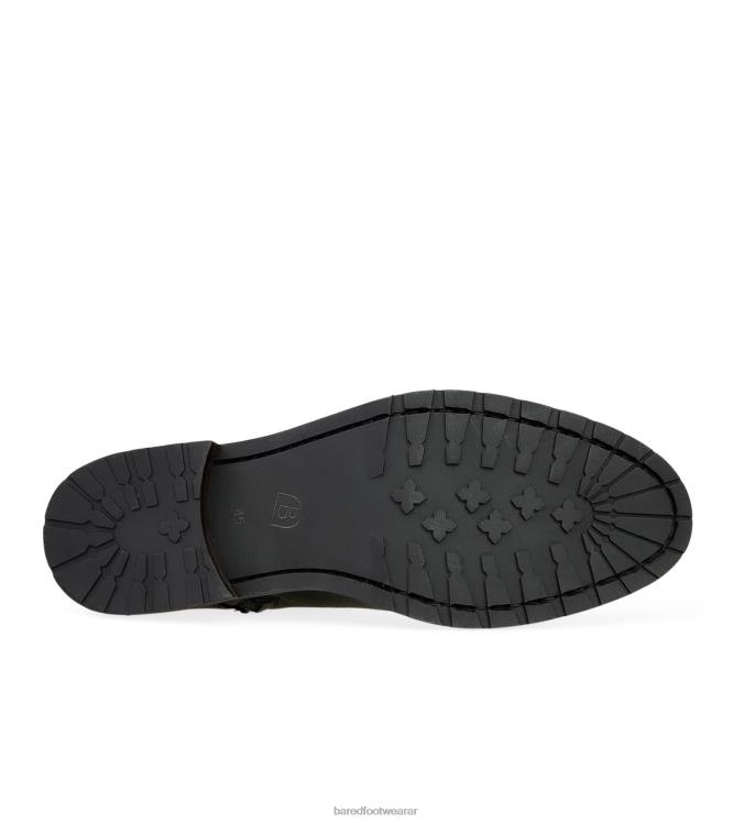 Bared Footwear hombres argón botas negras de piel granulada 4Z00412