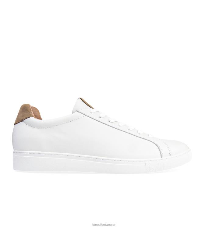 Bared Footwear hombres azufre zapatillas blancas y topo 4Z00460