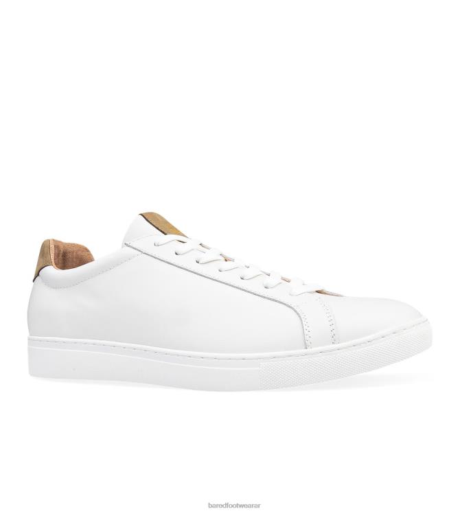 Bared Footwear hombres azufre zapatillas blancas y topo 4Z00460