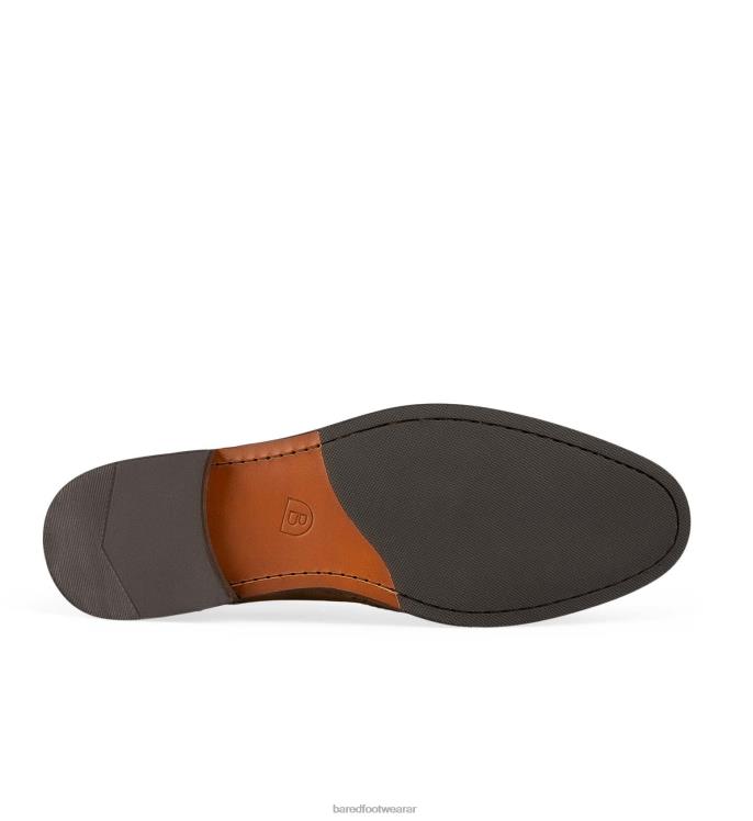 Bared Footwear hombres bario zapatos con cordones de ante color tabaco 4Z00418