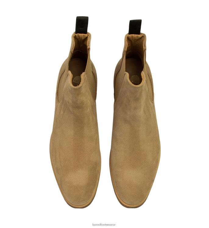 Bared Footwear hombres bismuto botas de ante color arena 4Z00467