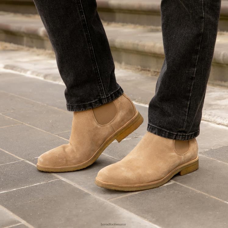 Bared Footwear hombres bismuto botas de ante color arena 4Z00467
