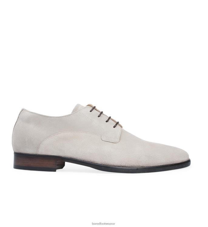Bared Footwear hombres carbón cordones de gamuza gris 4Z00468