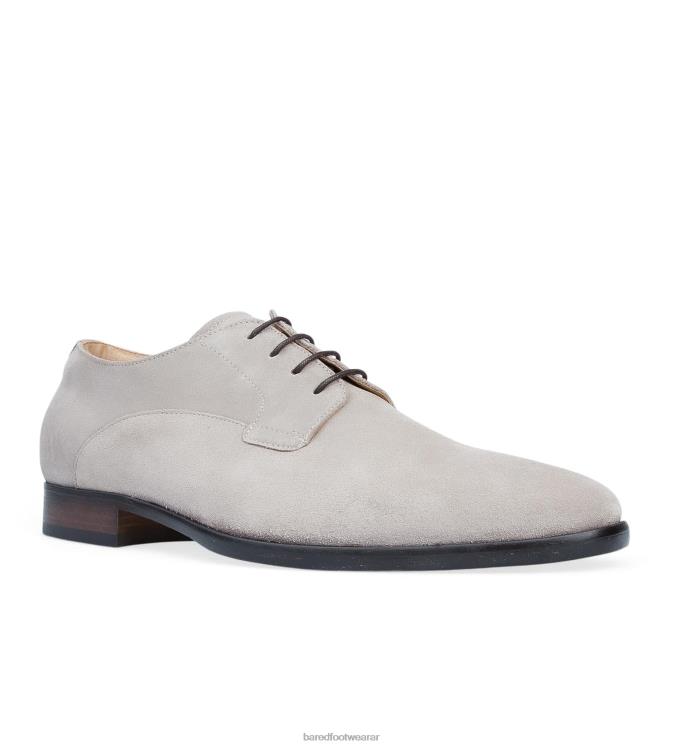 Bared Footwear hombres carbón cordones de gamuza gris 4Z00468