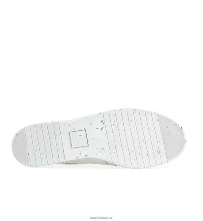 Bared Footwear hombres cesio zapatillas de deporte de cuero blanco 4Z00422