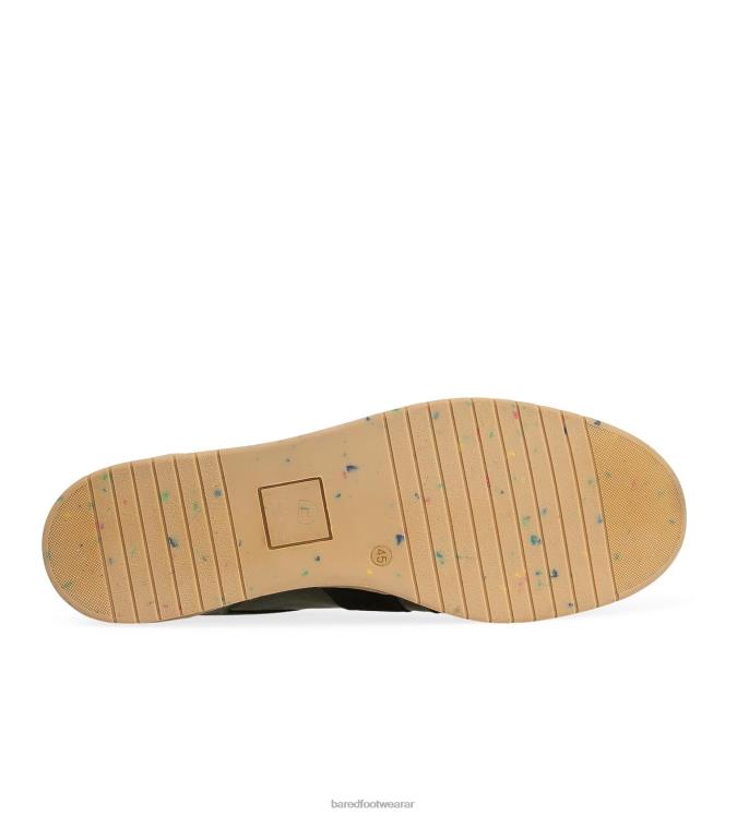Bared Footwear hombres cesio zapatillas de deporte de cuero negro 4Z00421