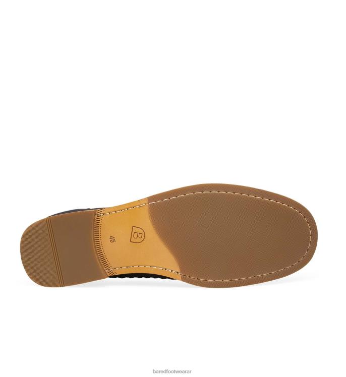 Bared Footwear hombres curio náuticos de nubuck azul marino 4Z00429