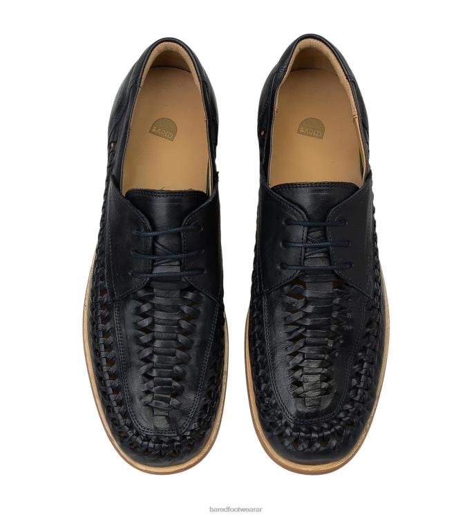 Bared Footwear hombres curio náuticos de piel azul marino 4Z00428