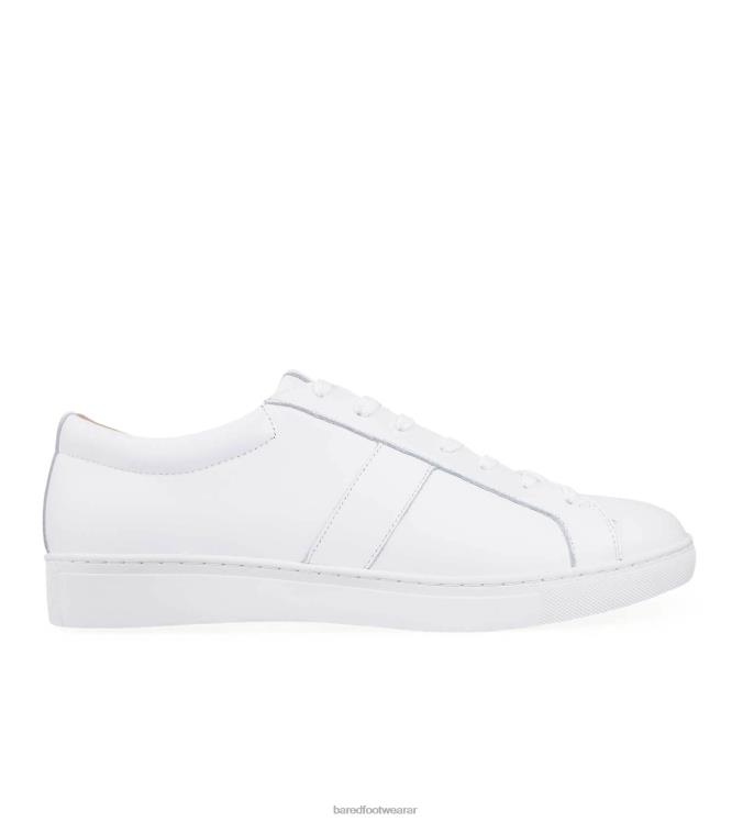 Bared Footwear hombres dirigir zapatillas de deporte de cuero blanco 4Z00425