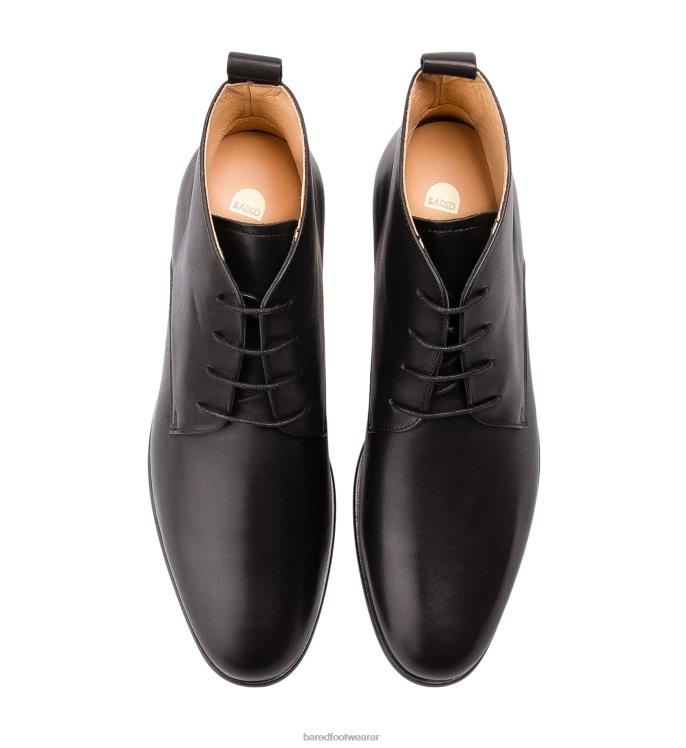 Bared Footwear hombres dubnio botas de cuero negro 4Z00434
