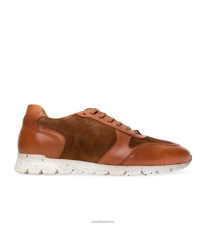 Bared Footwear hombres erbio zapatillas de cuero tostado 4Z00443