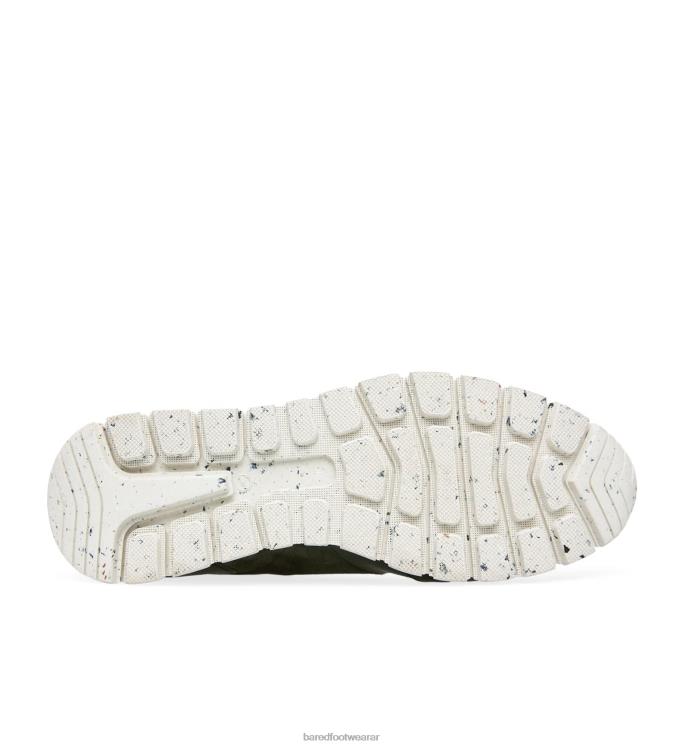Bared Footwear hombres erbio zapatillas de deporte de cuero verde oliva 4Z00444