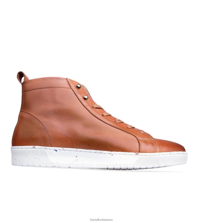 Bared Footwear hombres fermio zapatillas de cuero tostado 4Z0046