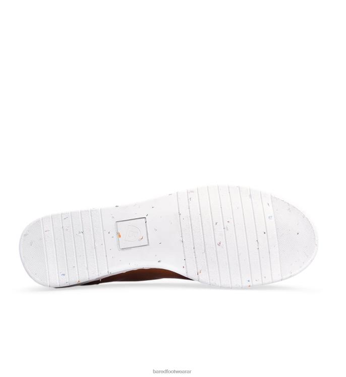 Bared Footwear hombres fermio zapatillas de cuero tostado 4Z0046
