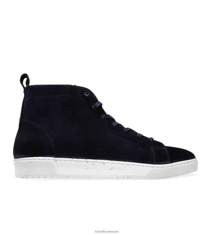 Bared Footwear hombres fermio zapatillas de nubuck azul marino 4Z0047