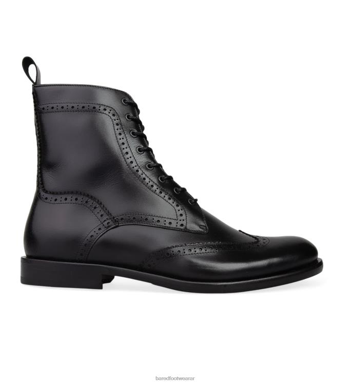 Bared Footwear hombres manganeso 2 botas de cuero negro 4Z0041