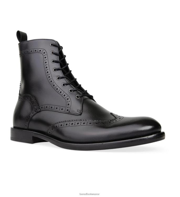 Bared Footwear hombres manganeso 2 botas de cuero negro 4Z0041
