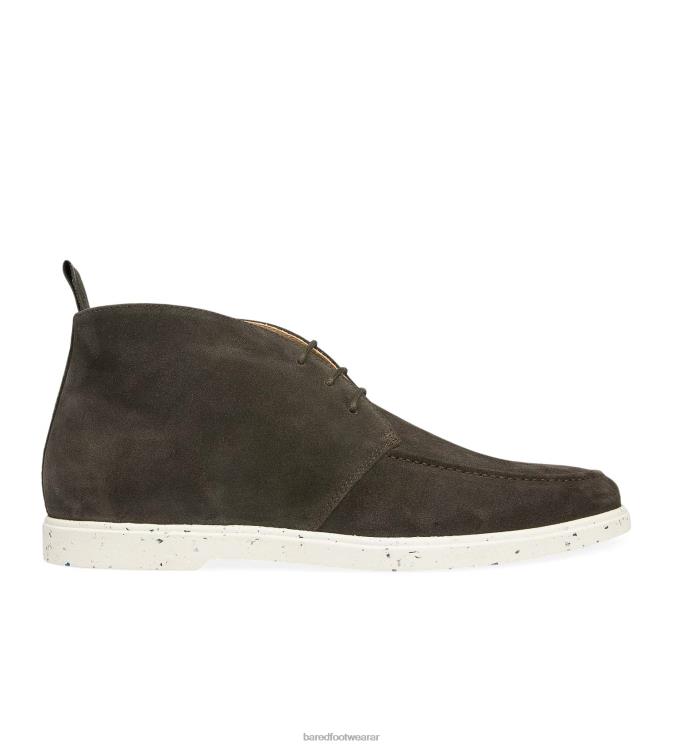 Bared Footwear hombres nicromo botas de ante color carbón 4Z00464