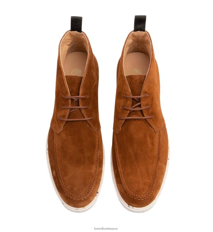 Bared Footwear hombres nicromo botas de ante tostado 4Z00466