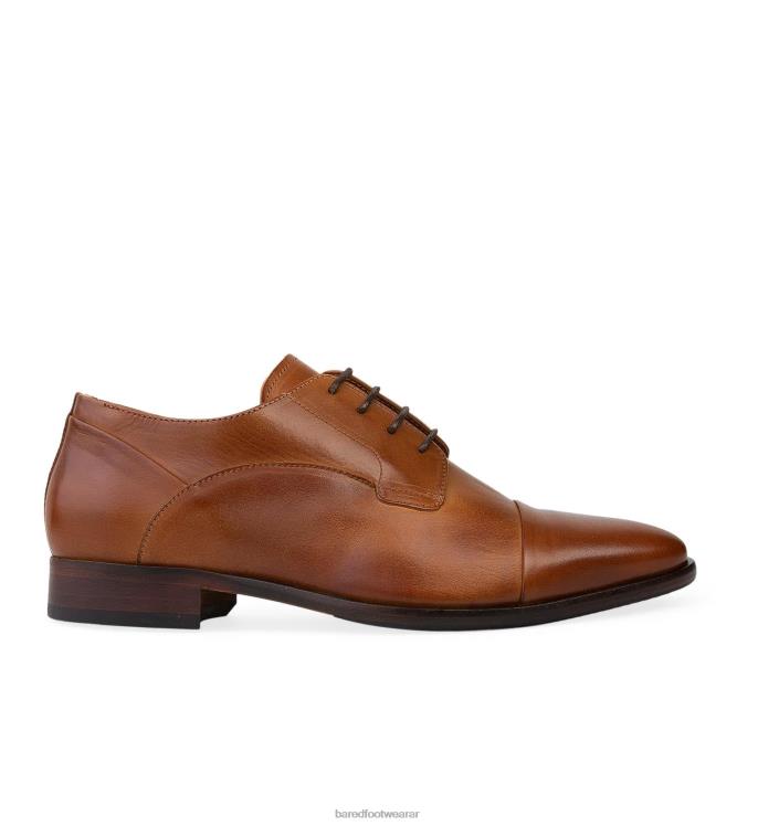 Bared Footwear hombres osmio cordones de cuero tostado 4Z00413
