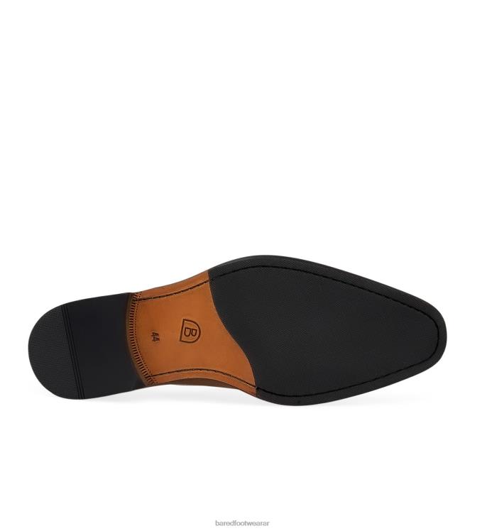 Bared Footwear hombres osmio cordones de cuero tostado 4Z00413