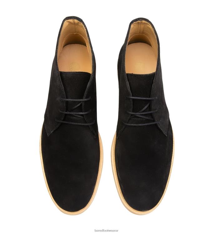 Bared Footwear hombres radón botas de ante negro 4Z0049