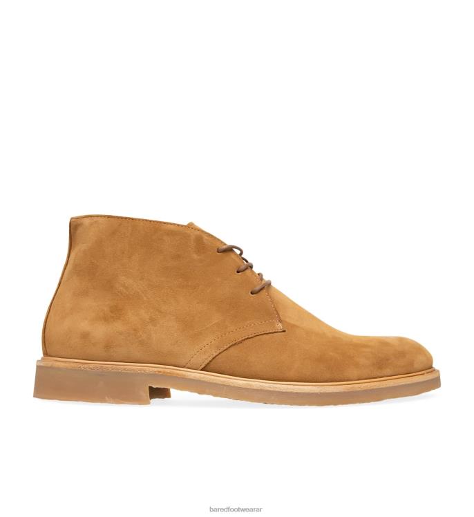 Bared Footwear hombres radón cordones de gamuza marrón 4Z0048