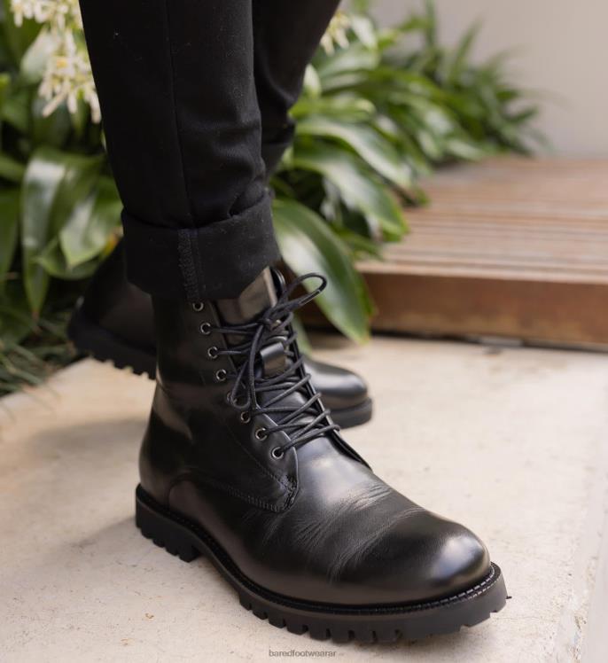 Bared Footwear hombres selenio 2 botas de cuero negro 4Z00410