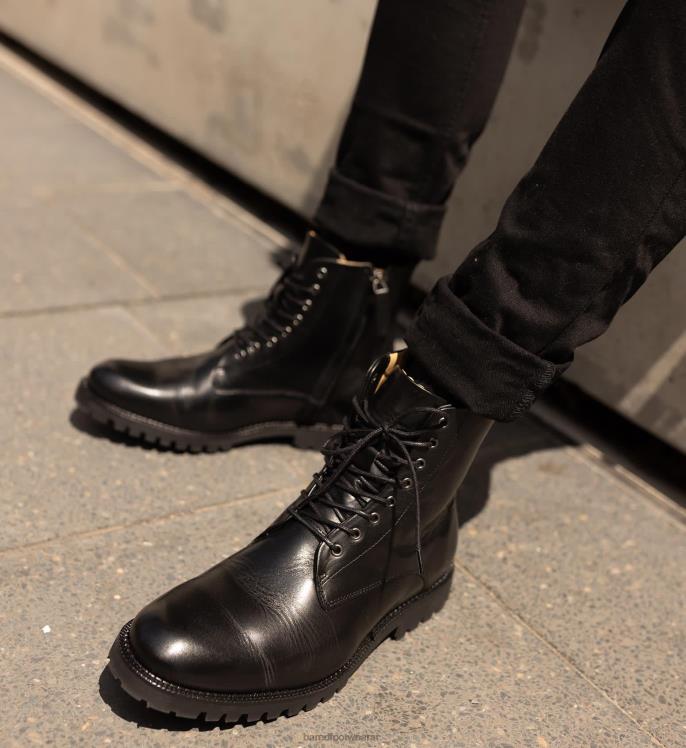 Bared Footwear hombres selenio 2 botas de cuero negro 4Z00410