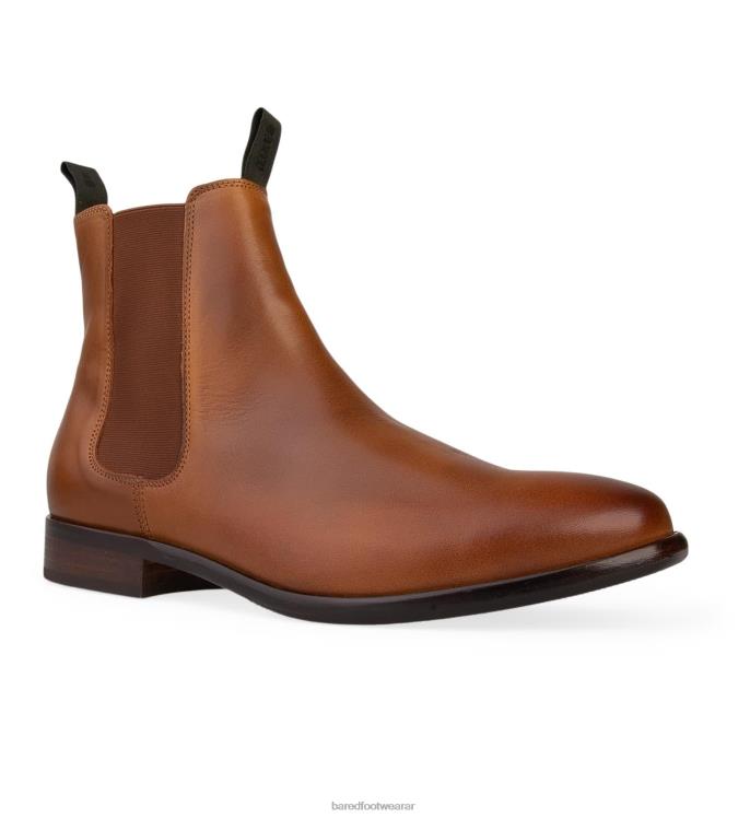 Bared Footwear hombres talio botas de cuero tostado 4Z00431
