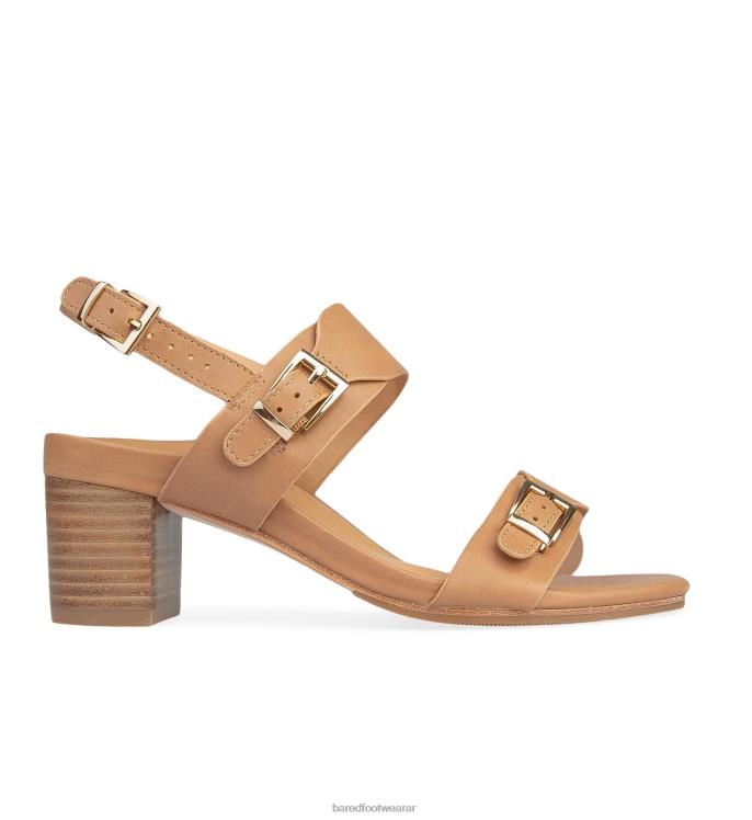Bared Footwear mujer abubilla 2 tacones bajos de cuero biscotti 4Z004237