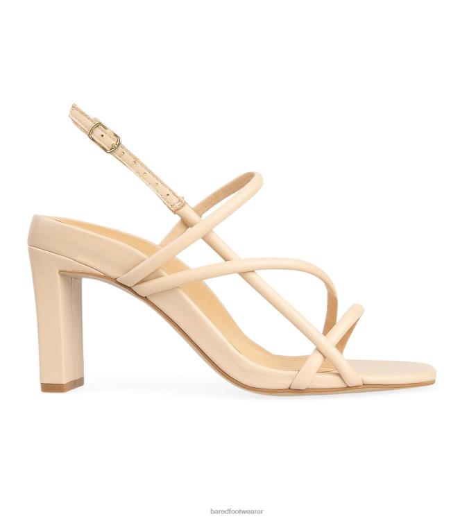 Bared Footwear mujer aguijón tacones altos de cuero arena 4Z004106
