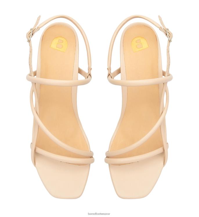 Bared Footwear mujer aguijón tacones altos de cuero arena 4Z004106