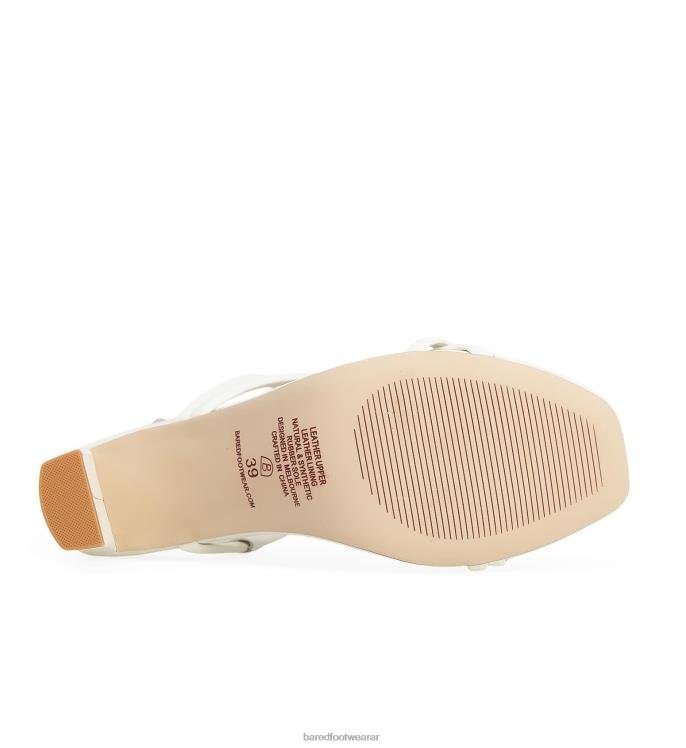 Bared Footwear mujer aguijón tacones altos de cuero de porcelana 4Z004108