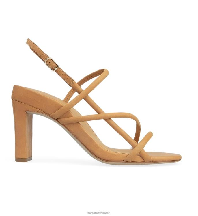 Bared Footwear mujer aguijón tacones altos de cuero tostado 4Z004105