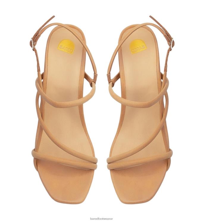 Bared Footwear mujer aguijón tacones altos de cuero tostado 4Z004105