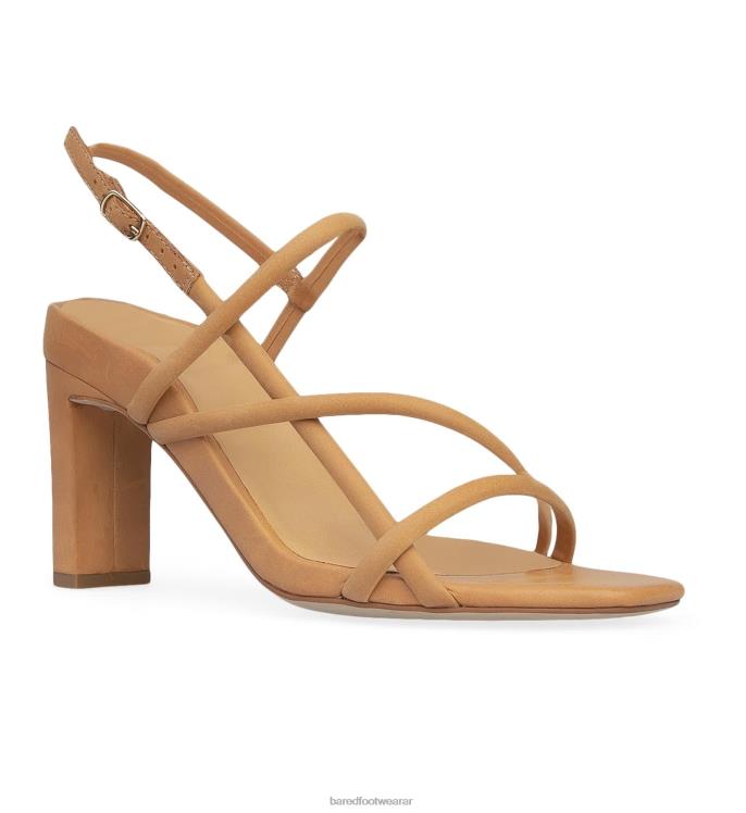 Bared Footwear mujer aguijón tacones altos de cuero tostado 4Z004105