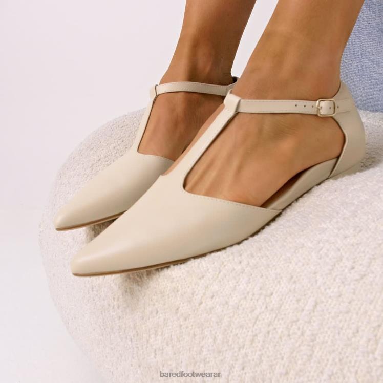 Bared Footwear mujer avoceta bailarinas de piel color crudo 4Z004230