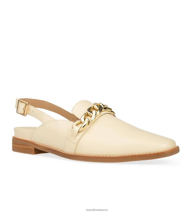 Bared Footwear mujer baza leche de avena con bailarinas de cadena 4Z00472