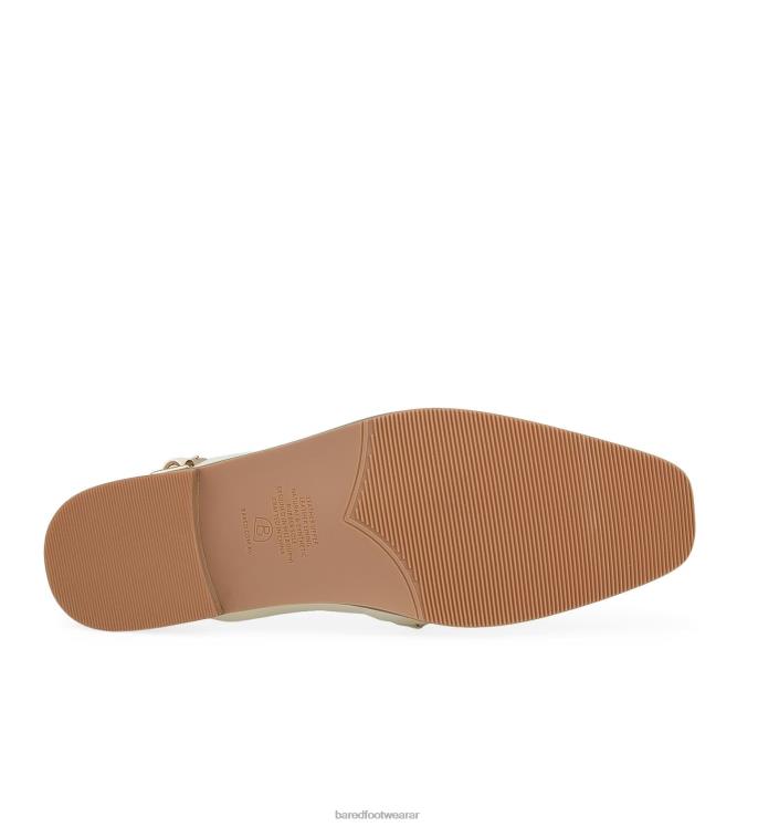 Bared Footwear mujer baza leche de avena con bailarinas de cadena 4Z00472