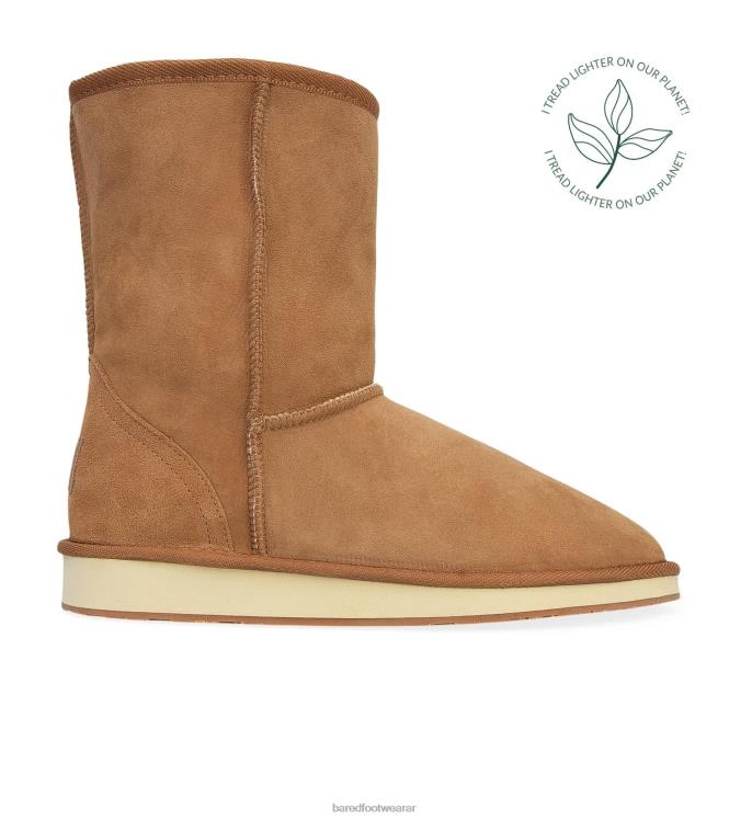 Bared Footwear mujer bota de casa clásica 2 pantuflas castañas 4Z00461