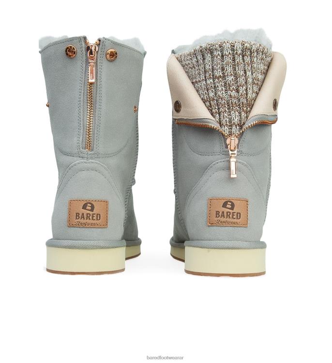 Bared Footwear mujer bota de casa de punto 2 pantuflas azules empolvadas 4Z004298