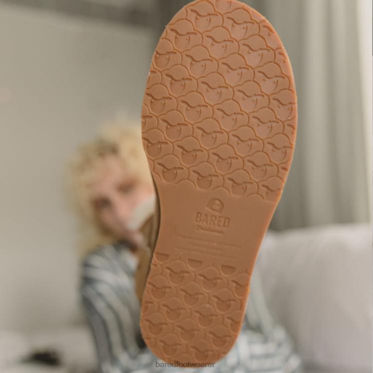 Bared Footwear mujer bota de casa de punto 2 pantuflas castañas 4Z004297