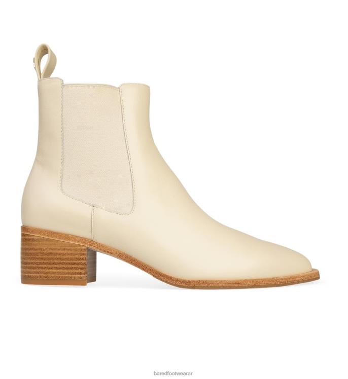 Bared Footwear mujer canario botas con tacón de piel color avena 4Z004101