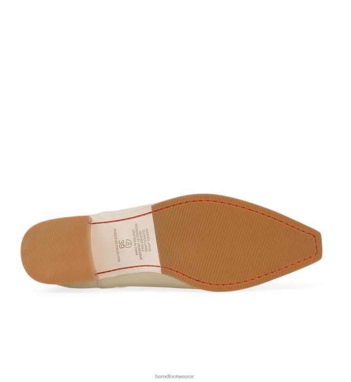 Bared Footwear mujer canario botas con tacón de piel color avena 4Z004101