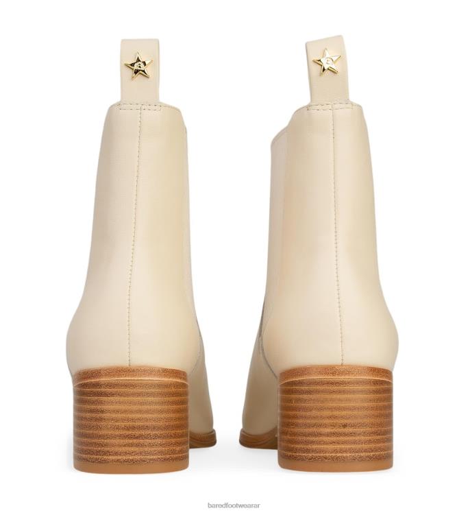 Bared Footwear mujer canario botas con tacón de piel color avena 4Z004101