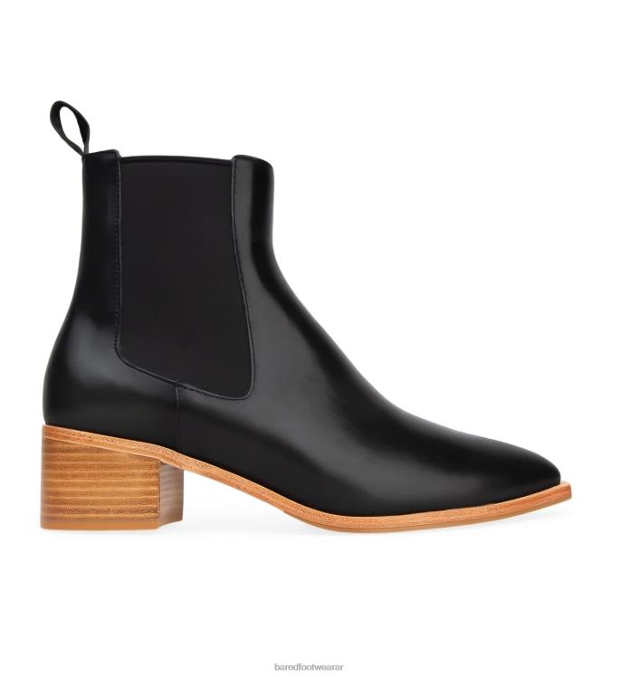 Bared Footwear mujer canario cuero negro con suela ligera 4Z004104