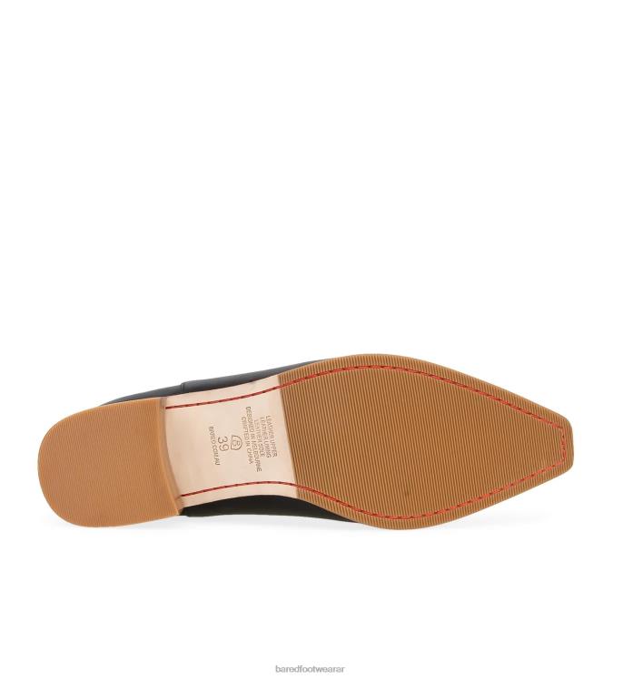 Bared Footwear mujer canario cuero negro con suela ligera 4Z004104