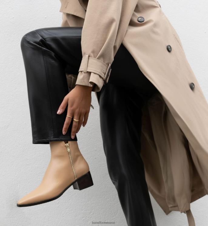 Bared Footwear mujer canastera botas de tacón de piel con conchas marinas 4Z004209